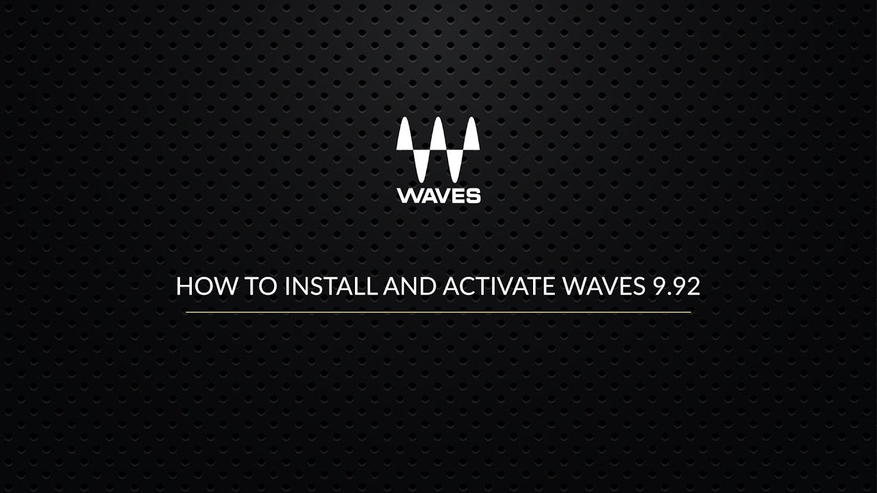 install waves 9 pro tools 10