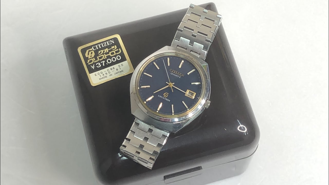 □ CITIZEN CRYSTRON シチズン クリストロン 4-860314 Y QUARTZ 