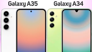 Samsung Galaxy A35 vs Samsung Galaxy A34
