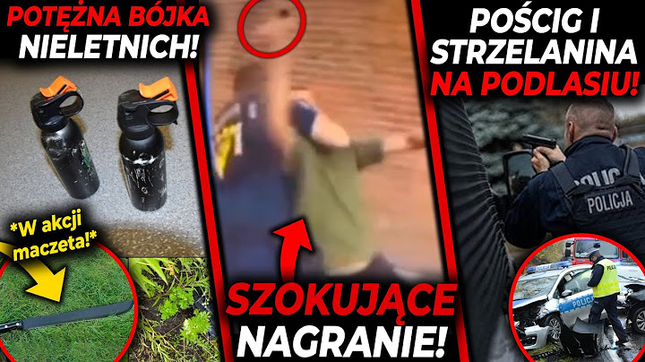 NOŻOWNIK ZAATAKOWAŁ POLICJANTA! SZOKUJĄCE NAGRANIE!