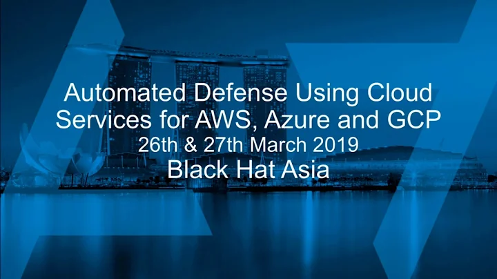 Black Hat Asia 2019 Appsecco Cloud Security Training