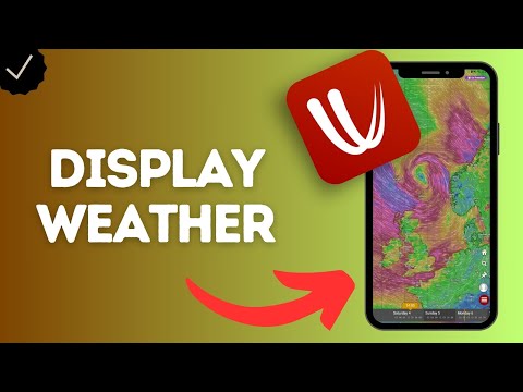 كيفية عرض الطقس المتوقع في تطبيق   عرض الظروف القادمة