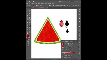 Become an Illustrator Pro: Draw a  Watermelon Slice  with These Easy Tips PART 2