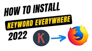 how to install keyword everywhere extension for firefox browser