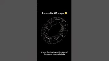 Impossible 4D shape🧐 | #4d​ #illusion​ #impossible​ #anticlockwise​ #shorts​ ​ #impossible4dshape​