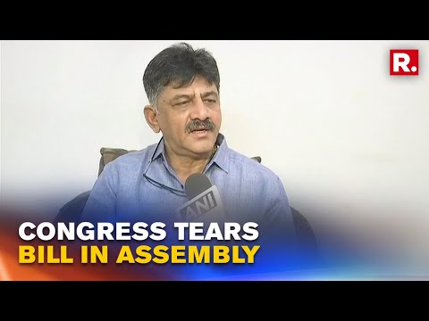Congress' DK Shivakumar Tears Apart The Anti-Conversion Bill In Karnataka Assembly, Stages Walkout