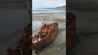Encallado! Desdémona, mítico barco en el sur argentino #shorts #viral #ship #sea