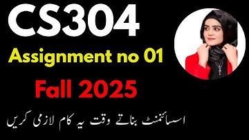 cs304 assignment no 1 2025 | cs304 assignment 1 solution 2025 |cs304 assignment 1 solution fall 2025