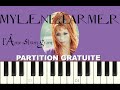 L&#39;AME-STRAM-GRAM, Mylène Farmer, 1999, Piano Tutorial avec Partition Gratuite (pdf)
