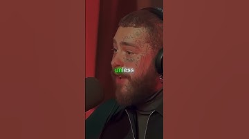 Thumbnail of Post Malone HATES his voice 😳