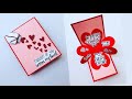 Beautiful Handmade Valentine&#39;s Day Card Idea/Diy Card For Valentine’s Day@ArtCraftByTulsi