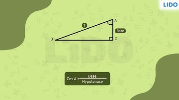 Find unknown side using trigonometric ratios | Solution of Right Triangles | Class 9th Math ICSE