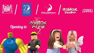 20Th Century Fox Dreamworks Animation Roblox Studios The Roblox Movie 2