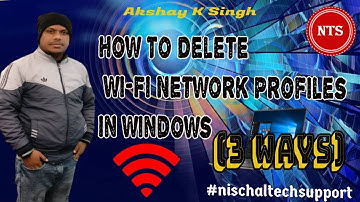 3 ways how to delete wifi network profile in windows 10 || GUI, CMD & Registry 2021||