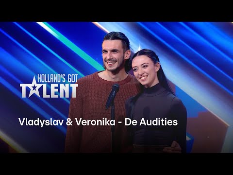 Oekraïens stel ONTROERT jury en krijgt GOLDEN buzzer | Holland’s Got Talent