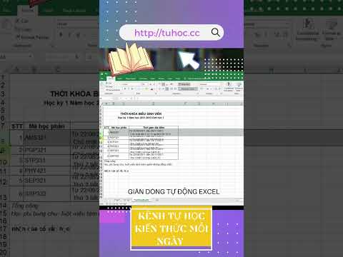 2.[Thủ thuật excel] giãn dòng tự động excel trong 1 nốt nhạc