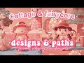 Acnh cottage  fairycore designs and paths  pt2