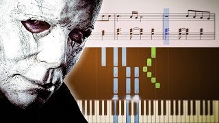 MICHAEL MYERS THEME (from the film HALLOWEEN) - Piano Tutorial