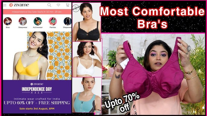 ZIVAME👙BRA FOR HEAVY BUST👙ZIVAME HAUL👙Summer Bra👙THE GRAND LINGERIE  FESTIVAL👙COMFY BRA AND NIGHTWEAR 