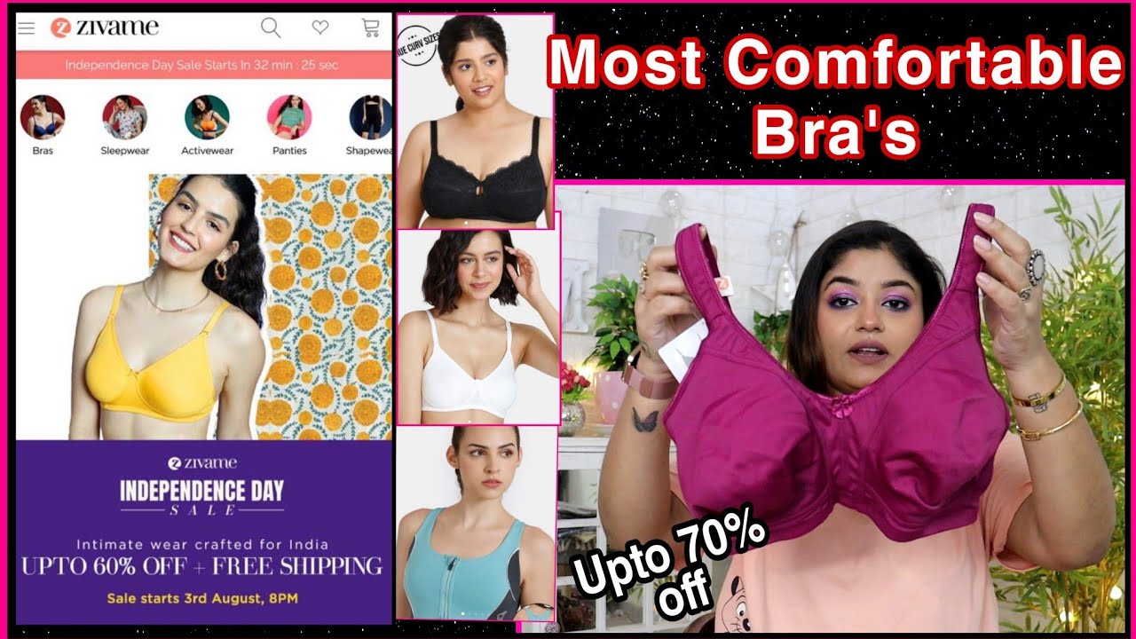 Zivame Haul Upto 70% Off 👙Sag lift Bras👙 Independence Day Sale 👙 BRA for  Heavy Bust👙 VAISHALI 