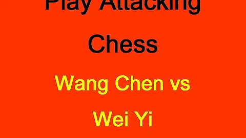 Wang Chen vs Wei Yi: China 2016 - DayDayNews