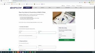 How To Order Free Covid-19 Tests From Usps Arabic