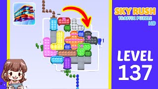 Sky Rush Traffic Puzzle Level 137 Solution Walkthrough