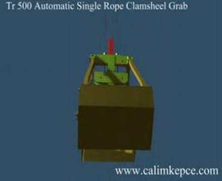 TR500 Touch down Automatic Single Rope Clamshell GRABS