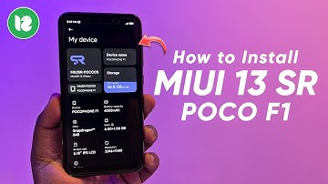 How to Install MIUI 13 SR Wister - POCO OS on Poco F1 - Android 12⚡⚡