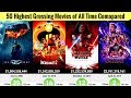 Top 50 Highest Grossing Movies of All Time Compared (2019)