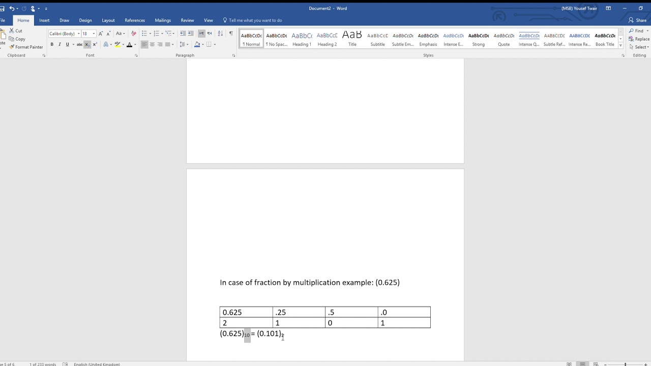 Data Representation Decimal and Binary 3/3 - YouTube