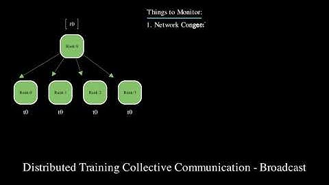 Distributed Training - Broadcast collective Operation