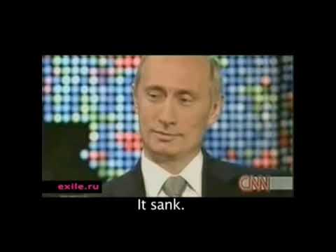 Kursk 2000 tragedy - Larry King questions Putin what happened.