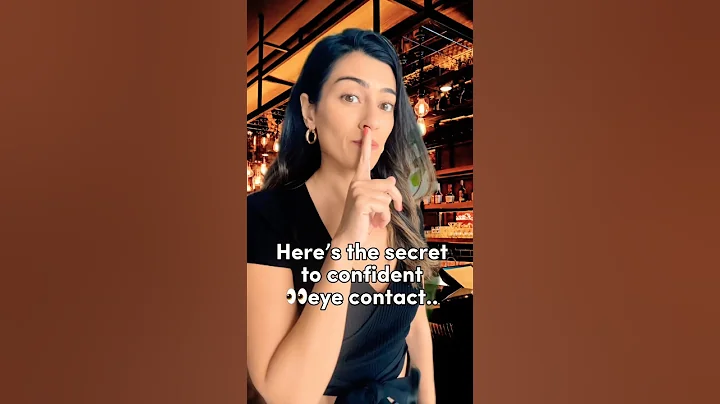 The secret to confident eye contact #shorts #personaldevelopment #bodylanguage