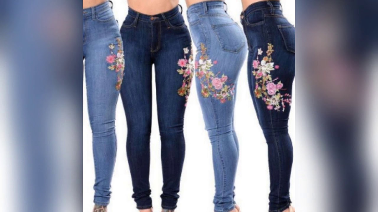 Pantalones jeans a la moda, tendencias 2019 
