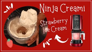 NINJA CREAMI Deluxe Strawberry Ice Cream