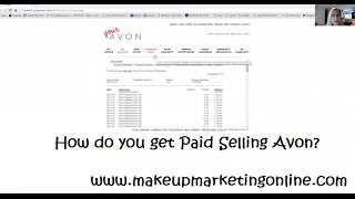 How do you get Paid Selling Avon?