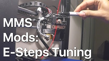 Monoprice Maker Select Mods #3- E-Steps tuning