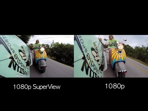 GoPro 3+ 1080p SuperView vs Wide 