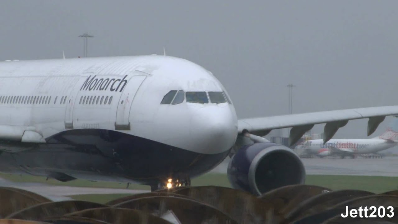 Various Aircraft at Manchester Airport