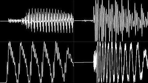Project X Intro (Amiga) - Oscilloscope View