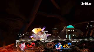 Lets Play Super Smash Bros Live (Mewtwo) 2