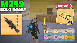 M249 Destroying Level-7 Solo Lobby | Pubg Metro Royale