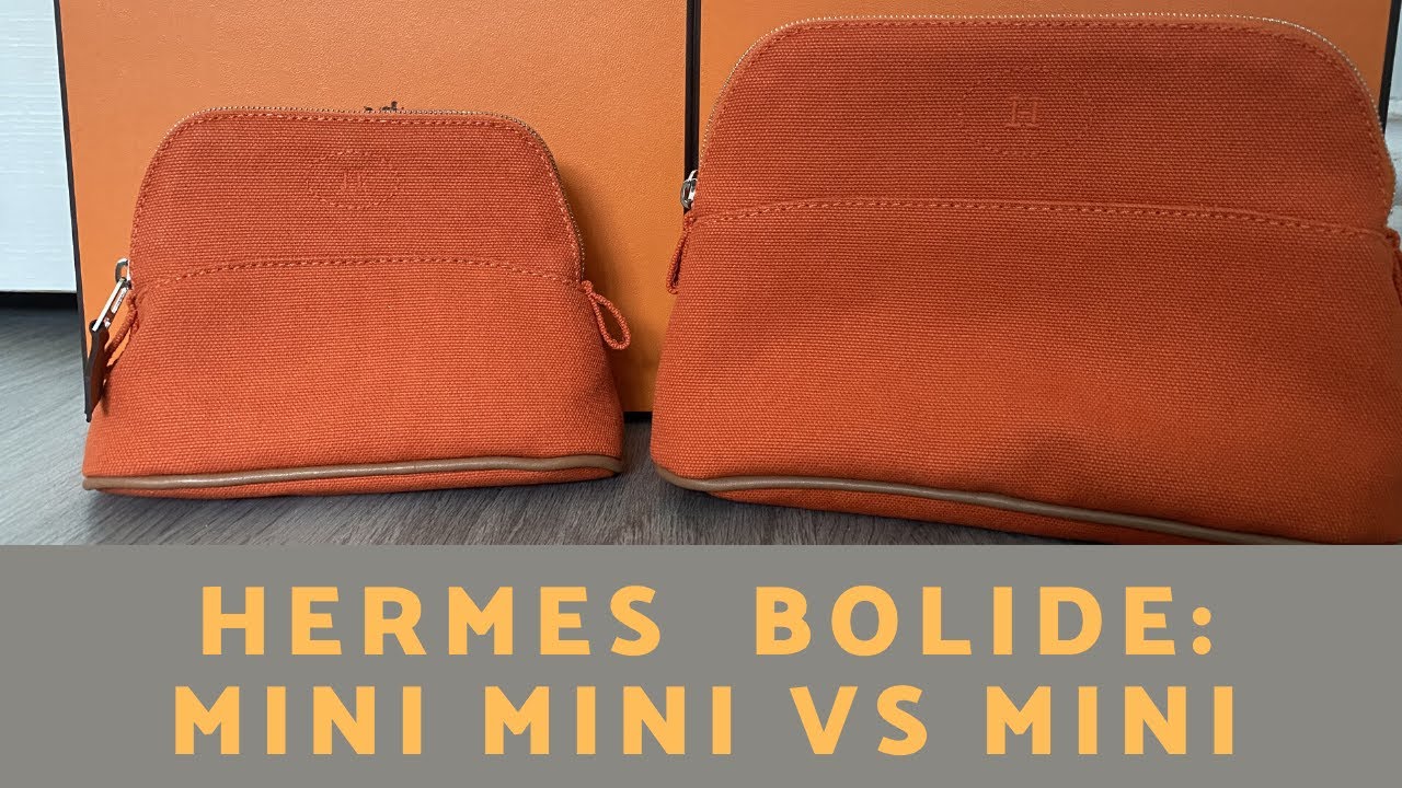 Hermes Bolide Mini Mini Clutch, Toiletry, Makeup, Pouch – Just