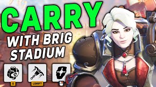 картинка: Играйте ТАК, чтобы нести Брига в «Стадионе» в Overwatch