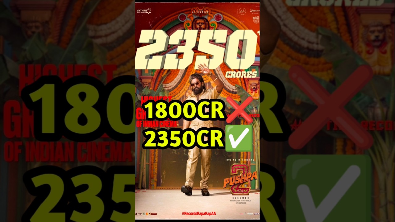 💥Pushpa2 FAKE🤯COLLECTION🥵 