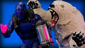 G.I. Joe Classified Snake Eyes and Polar Bear Cartoon Hasbro Action Figure Overview!