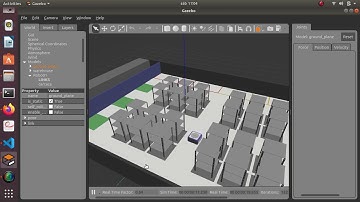 Gazebo Simulation of a Warehouse Robot