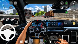 Driving BMW M5 On Highway 🚘 | Custom Cars Online Drive Gameplay  screenshot 1