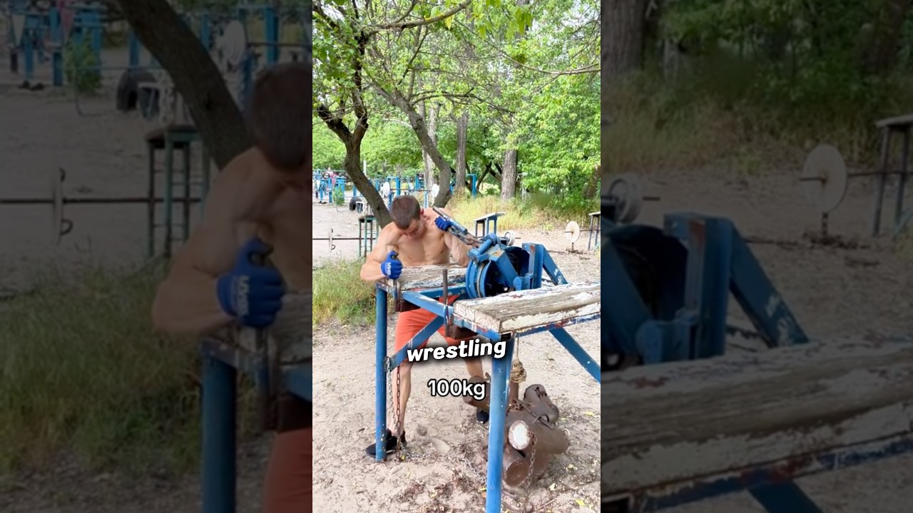This is Cool Ukrainian Outdoor Gym